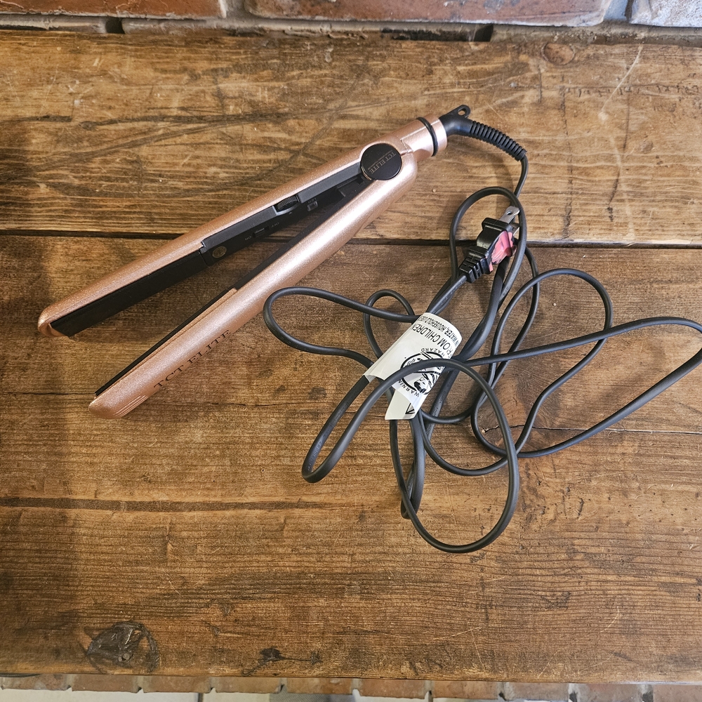 Rose Gold Hair Straightener Flat Iron - TCT Elite -